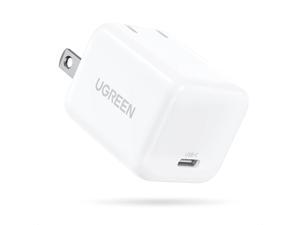 UGREEN 30W USB C Wall Charger, USB C Charger with Foldable Plug, GaN PD PPS Fast Charger Block Compatible with MacBook Air/iPhone 13 Pro Max/13/12 Pro/Max, Galaxy S22/21, Pixel 6/6 Pro, iPad