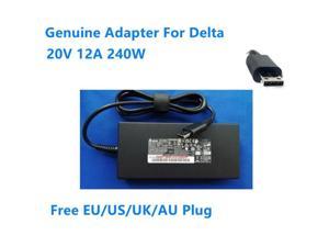 20V 12A 240W Delta ADP240EB D Power Supply AC Adapter For MSI GE76 GE66 Gaming Laptop Charger