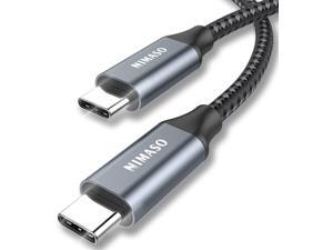 USB C to USB C Cable 1M,NIMASO USB Type C 100W/5A PD Fast Charging Lead with E-Mark Chip for Macbook Pro,iPad Pro 2021/2018,MacBook Air,ChromeBook Pixel,Samsung Galaxy Note20/S21 -Grey-1M USB C to USB C Cable 1M,NIMASO USB Type C 100W/5A PD Fast Charging Lead with E-Mark Chip for Macbook Pro,iPad Pro 2021/2018,MacBook Air,ChromeBook Pixel,Samsung Galaxy Note20/S21 -Grey-1M
