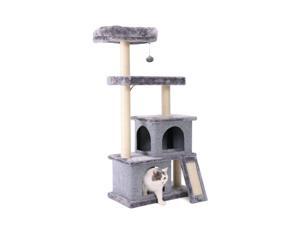 Cat Tree Activity center with spacious perches & 2 Plush Condos Cat Tree Activity center with spacious perches & 2 Plush Condos