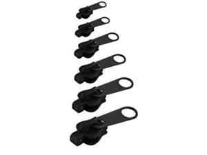 Universal Zipper Repair Kit - 6 Pack (Black)