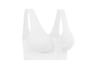 Miracle Bamboo Comfort Bra - White- Large  (Bust 37-40)