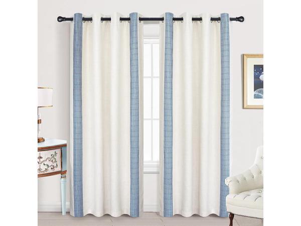 DriftAway Geometric Grommet Blackout Curtains, 52 x 84 2 Panels