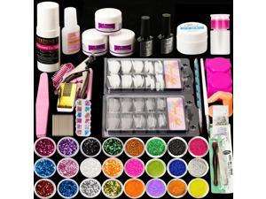 Guffo Acrylic Nail Kit, Nail Kit for Beginners With Everything, Acrylic Powder And Liquid Set, Acrylic Nail Supplies and Colored Nail Glitter for Nail Techs and Nail Beginners