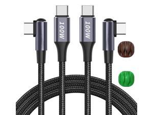 USB C to USB C Cable 100W 6.6ft, Right Angle USB Type C Cable 2 Pack,New Nylon USB C Charging Cable for Samsung Galaxy S20 S10 S9 S8 Plus Note 10 LG Google Pixel Moto etc USB C to USB C Cable 100W 6.6ft, Right Angle USB Type C Cable 2 Pack,New Nylon USB C Charging Cable for Samsung Galaxy S20 S10 S9 S8 Plus Note 10 LG Google Pixel Moto etc