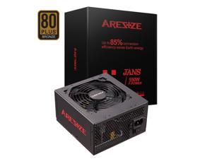 GOLDEN FIELD Semi Modular 80 Plus Power Supply Bronze ATX PC PSU with Low Noise Fan for Desktop Computer PC
