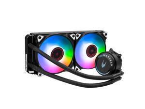 GOLDEN FIELD SF240 RGB All-in-One Liquid CPU Cooler with 240mm Radiator Water Cooling Cooler System AMD Intel CPU Water Cooler GOLDEN FIELD SF240 RGB All-in-One Liquid CPU Cooler with 240mm Radiator Water Cooling Cooler System AMD Intel CPU Water Cooler