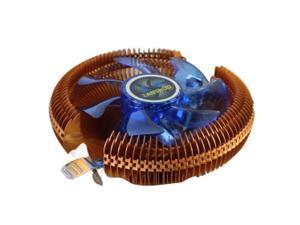 1 PCS CPU Cooler Desktop Computer CPU Fan CPU Air Cooler Silent Radiator Fan Air Cooling For Intel/AMD CPUs (Brown, Blue)