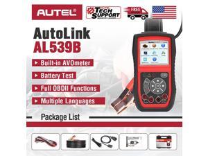 AutoLink AL539B OBDII Code Reader O2 Sensor Scan+Electrical Battery Tester