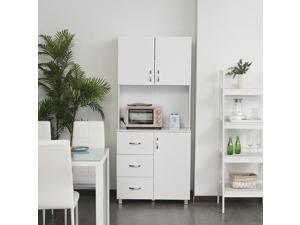 Cupboard Pantry Sideboard Hutch Furniture Centerpiece with Two Door Cabinet Cupboard Pantry Sideboard Hutch Furniture Centerpiece with Two Door Cabinet