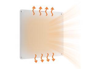 Wall Mount Panel Heater -400 Watt Convection Heater Ideal for 50-100 Sq Ft Room,Overheat Protection,for Home Bedroom kitchen Office,120V Electric Heater