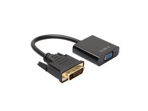 Full HD 1080P DVI-D DVI To VGA Adapter Video Cable Converter 24+1 25Pin To 15Pin Cable Converter for PC Computer Monitor
