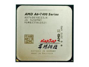 AMD A6 A6-Series A6 7400 K 7400 K 3.5G Dual-Core CPU Processador 65W AD740KYBI23JA / AD740BYBI23JA Tomada FM2 + 10 pçs/lote