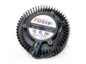 FD6525H12D 65mm 12V 1.3A 4 Pin  For AMD Radeon R9 270 270X Graphics Card Cooling Fan