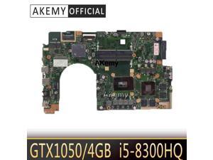 For For Asus VivoBook Pro 15 N580G N580GD NX580G NX580GD Laptop Motherboard Mainboard With GTX10504GB I58300HQ