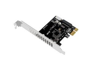 Pci Express Card Pcie to USB3 Type-E Front Type-C 19P Expansion Card Compatible Pci-E X1 X4 X8 X16 Interface