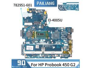 Laptop motherboard For HP Probook 450 G2 Mainboard LAB181P 782951601 Core SR1EK I34005U TESTED DDR3