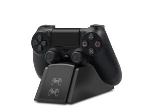 WISDOM PS4 Controller Charger Dual USB Fast Charging Dock Station for Sony Playstation 4 PS4/PS4 Slim/ PS4 Pro Controller Gamepad