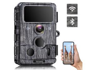 TOGUARD 4K Native WiFi Trail Camera 30MP Game Camera with IR Night Vision 0.2s Motion Activated Hunting Camera IP66 Waterproof for Wildlife Monitoring Discovery