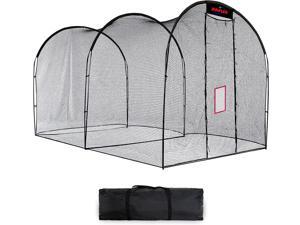 Kapler Batting Cage Baseball Softball, Batting Net Backyard Baseball Softball Training Equipment, Large Batting Cage Net with Steel Frame & Net. Kapler Batting Cage Baseball Softball, Batting Net Backyard Baseball Softball Training Equipment, Large Batting Cage Net with Steel Frame & Net.