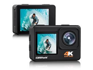CAMPARK 4K 24MP Action Camera Underwater Waterproof Camera with Dual Screen 4x zoom EIS Wi-Fi 170° Wide Angle Lens CAMPARK 4K 24MP Action Camera Underwater Waterproof Camera with Dual Screen 4x zoom EIS Wi-Fi 170° Wide Angle Lens