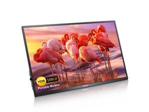 Corprit Portable Monitor 17.3 Inch Gaming Display Screen 1920 x 1080 FHD IPS HDR VESA HDMI FreeSync Portable External Second Monitor for Mac PC Mobile Display for Phone Xbox Switch PS4