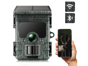 Campark 4K WiFi Security Hunting Camera 30MP Wildlife Trail Cam NightVision IP66 