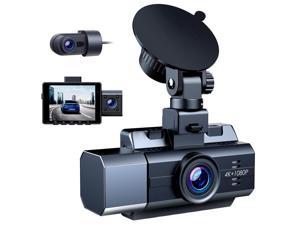 CAMPARK 4K Dash Cam 3 Channel 1440P+1080P+1080P Car Camera D...