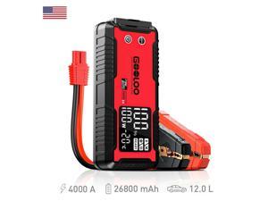 GOOLOO 4000A Peak SuperSafe Car Jump Starter All Gas Up To 10.0L Diesel Engine 