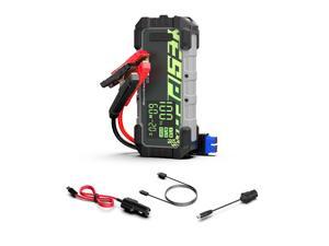 YESPER Car Jump Starter, 3000A Peak 20000mAh (Up to 10.0L Gas or 8.0L Diesel Engine, 60 Times) with LCD Display 12V Lithium Portable Car Battery Booster Pack with USB PD100W,QC3.0 Jump Box