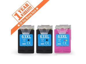 Compatible For HP 63XL Ink Cartridge (2K+1Cl) for HP OfficeJet 3830 4650 4655 5255 ENVY 4511 4512