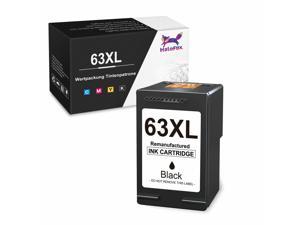 Black 63XL Ink Cartridges for HP 63 OfficeJet 4650 4652 3830 ENVY 4510 4512 4520