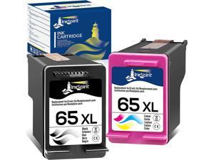 for HP 65 Ink Cartridge InkSpirit Remanufactured Replacement for HP 65XL HP65 Black Color AMP 120 100 DeskJet 2600 2622 2652 3722 3755 3752 2635 2636 2655 Envy 5052 5055 5012 5010 5020 5030