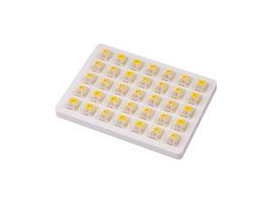 Gateron Cap Switches for Mechanical Keyboard 35 PCS - Cap Milky-Yellow