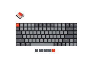 Keychron K3 V2 84 Keys Ultra-Slim Wireless Bluetooth/USB Wired Mechanical Keyboard with White LED Backlit, Low-Profile Gateron Mechanical Red Switch Compatible with Mac Windows Keychron K3 V2 84 Keys Ultra-Slim Wireless Bluetooth/USB Wired Mechanical Keyboard with White LED Backlit, Low-Profile Gateron Mechanical Red Switch Compatible with Mac Windows