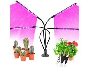 4head LED Plant Grow Light Flower Indoor Greenhouse Hydroponic phytolamp w/Timer 