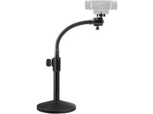 Webcam Stand Goose-Neck Mount Stand Upgraded Desktop Stand for Logitech Webcam C922 C930e C920S C920 C615 and Other Webcam with 1/4" Thread