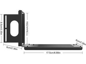Vertical GPU Mount,Graphics Card Holder Kit Gpu Bracket Support with Pcie 4.0 16X Riser Cable 20cm Black