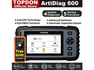 ArtiDiag600 OBD Scanner ABS SRS Diagnostic Tool EPB SAS TPMS Code Reader