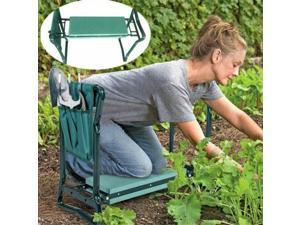 Portable Folding Garden Kneeler Foam Kneeling Stool Bag Padded Seat 150KG Load
