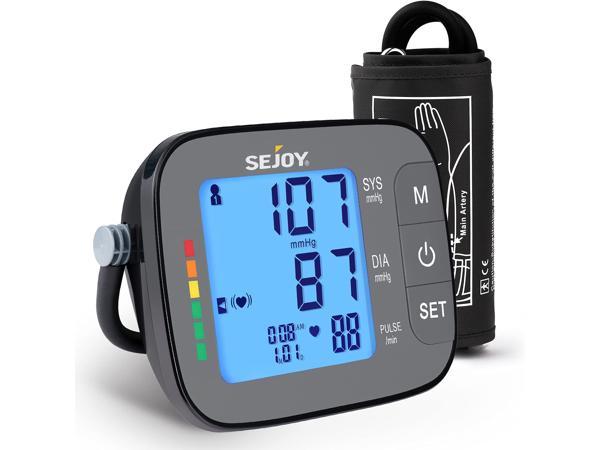 Auto Upper Arm Blood Pressure Machine Monitor, Adjustable Large Xl Cuff  Best Electric High Blood Pressure Monitor Large Backlit Display, Irregular  Heartbeat Detector Memory Voice Broadcast Arm Wide-range, Battery Not  Included 