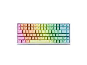YUNZII Rainbow 84 84Key RGB Hotswap Wired Mechanical Gaming Keyboard with PBT Shine Through Keycaps Rainbow Gateron Black