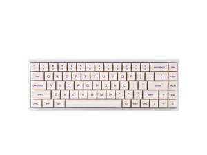 YUNZII KC68 Lavender Hot Swappable Mechanical Keyboard 68-Key Gaming Keyboard, RGB Backlit for Mac/Win/Gamers Gateron Brown