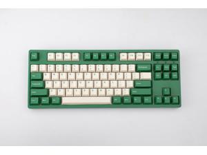 YUNZII AKKO Matcha Red Bean-3087DS 87-Key Mechanical Keyboard with 85% PBT Keycap, N-Key Rollover, Type-C