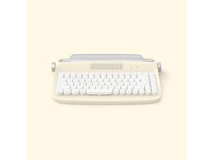 YUNZII ACTTO B303 Wireless Keyboard, Retro Bluetooth Typewriter Keyboard with Integrated Stand for Mac OS/Windows Computer, iOS/Android Tablet Phone