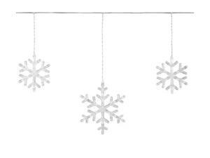 Philips 10 Count Cool White Hanging Snowflakes 21SS40150