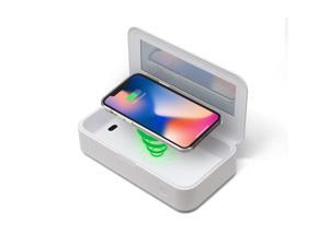 CleanTray™ Charge Wireless Charging UV Light Sterilizer; White CleanTray™ Charge Wireless Charging UV Light Sterilizer; White