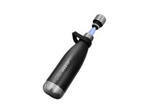 CleanLight™ Bottle UV Sanitizing Insulated Water Bottle; Black