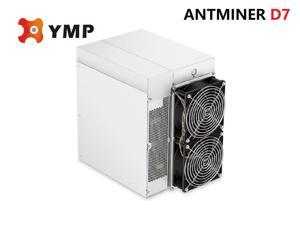 Refurbished Asic miner Antminer D7 1157G Machine Crypto Mining Rig With Power Supply