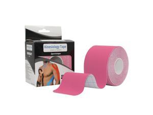 COMOmed Kinesiology Tape  Water Resistant Uncut Sports Tape - 2 in x 16.5 ft - Professional Kinesiology Therapeutic Sports Tape,Pink, Latex Free